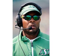 Saskatchewan Roughriders head coach Corey Chamblin's strategies have been questioned early in the 2015 CFL season.