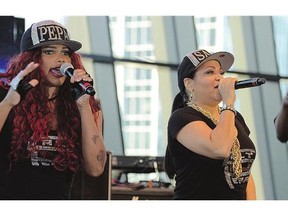 Rap duo Salt-N-Pepa plays the Dakota Dunes Casino tonight.