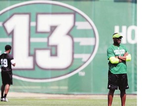 The Saskatchewan Roughriders, under head coach Corey Chamblin, right, desperately need a victory on Sunday if the 2015 season is to be salvaged.