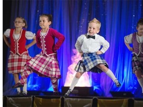 SASKATOON,SK-- AUGUST 14/2014--  Young dancers in the Scottish pavilion during Saskatoon Folkfest, Thursday, August 14, 2014. (GREG PENDER/STAR PHOENIX)