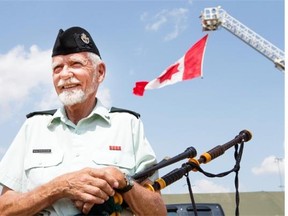 SASKATOON, SASK--JULY 11 2015-Don Macpherson poses for a photo during the Canada Remembers Our Heroes: Tribute to Veterans Airshow at Auto Clearing Motor Speedway on Saturday, July 11th, 2015.LIAM RICHARDS/STAR PHOENIX)