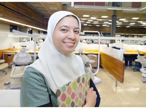 Dania Alkhani, a dentistry student at the University of Saskatchewan has developed a new treatment for oral cancer, September 28, 2015