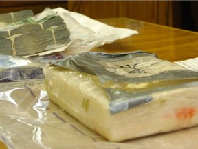 File photo of drugs seized in a different operation in Saskatoon.