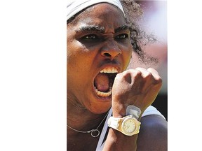 Serena Williams defeated Garbine Muguruza for her sixth Wimbledon title Saturday. A victory in the U.S. Open would give her the classic calendar Grand Slam of all tennis' majors.