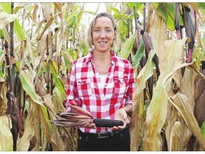 Shelley Spruit and her husband, Tony, are growing non-genetically modified grains - such as purple corn and hull-less barley - at their farm just south of Ottawa.