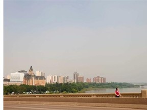 Saskatoon is forecast to be smoky and hot today, with a 60 per cent chance of rain in the evening. (File photo)