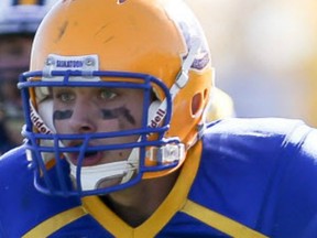 Logan Fischer rushed for 293 yards on 32 carries as the Saskatoon Hilltops beat the Regina Thunder 35-17 on Sept. 5, 2015