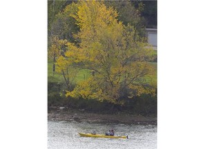 Monday was a little bit on the chilly side, but it wasn't enough to stop these boaters from taking a trip down the South Saskatchewan River.