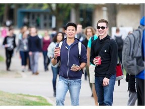 Students were coming and going during festivities as part of welcome week at the University of Saskatchewan (Gord Waldner / The StarPhoenix)