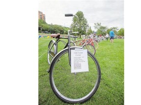 A tag on this bike at the Boomtown Bicycle Show this weekend identifies it as a 1968 Comet Cruiser.