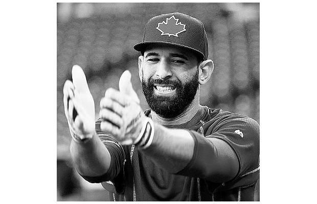 5 photos of Jose Bautista's epic bat flip