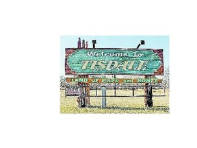 The town of Tisdale is looking for a new slogan after retiring this one.
