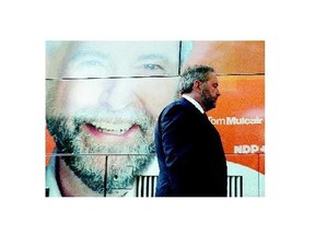 The NDP is trying to break out of a three-way statistical tie in some polls.