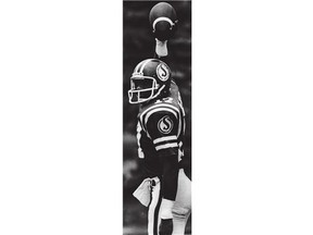 A 52-yard scoring bomb to Joey Walters, above, was one of only 17 touchdowns the 1979 Roughriders scored all season.