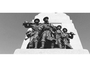 A 22-year-old Toronto man is accused of climbing the National War Memorial Sunday night and 'fornicating' the statue.