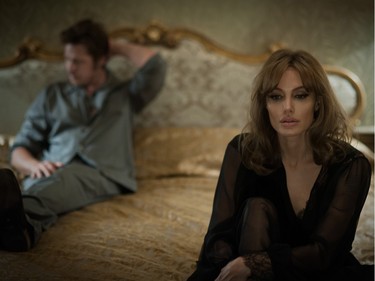 Brad Pitt as Roland and Angelina Jolie Pitt as Vanessa in "By the Sea," directed by Jolie Pitt.