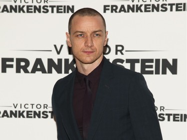 James McAvoy attends a special screening of "Victor Frankenstein" at the Bow Tie Chelsea Cinemas in New York, November 10, 2015.