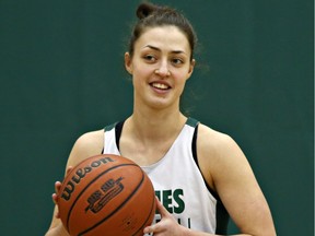 Latvia's Sabine Dukate is the new starting point guard for the University of Saskatchewan Huskies, who enter the season ranked No. 2 in Canada.