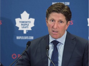 Toronto Maple Leafs head coach Mike Babcock