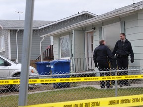 RCMP were at the scene of a shooting in Meadow Lake Thursday. Two men died in the incident.