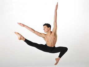 Saskatoon native and Royal Winnipeg Ballet school professional division student Keaton Leier.