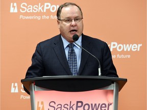 SaskPower Minister Bill Boyd outlines plans to adopt more renewable energy sources.