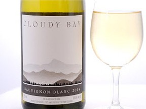 Cloudy Bay Sauvignon Blanc.