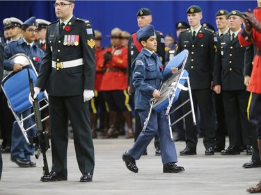 The largest indoor Remembrance Day service in Canada was held at SaskTel Centre in Saskatoon, November 11, 2015.