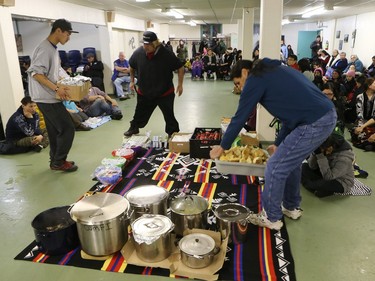 A feast was held at Wesley United Church in Saskatoon to honour the anniversary of Neil Stonechild's death 25 years ago, November 25, 2015.