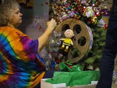 The Western Development Museum comes alive with the set-up for the annual Festival of Trees fundraiser for City Hospital, November 19, 2015. The festival opens this weekend and goes on for the week.