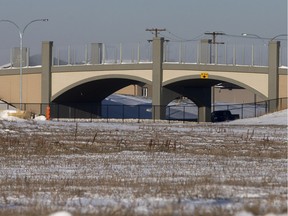 The Meewasin Valley Authority board has endorsed a motion by Saskatoon Mayor Don Atchison to study the possibility of a land bridge in the northeast swale so wildlife can pass safely over a planned roadway. The bridge envisioned by the mayor would be similar to the green bridge in Evergreen, seen here Thursday.