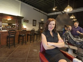 Bourbon Barbershop and Shave Club owner Chantel Chapman, for New Faces, October 23, 2015.