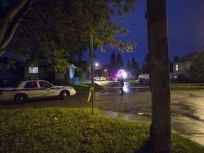 Saskatoon Police investigate a death at the corner of 19th Street West and Avenue Q North on Monday, September 7th, 2015.