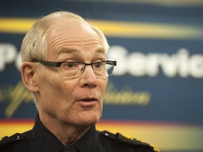 Saskatoon Police Chief Clive Weighill said the service is changing the way it catalogues street checks so it can provide the public with more information about the process in this photo from Nov. 2015.