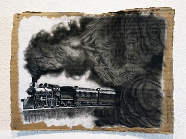 This work by Alexander Zimmerman is called Smoke Roadhouse.