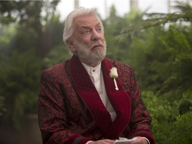 Donald Sutherland stars as President Snow in "The Hunger Games: Mockingjay - Part 2."