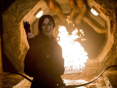 Jennifer Lawrence stars as Katniss Everdeen in "The Hunger Games: Mockingjay - Part 2."
