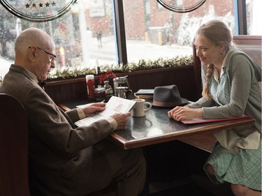 Alan Arkin stars as Bucky and Amanda Seyfried stars as Ruby in "Love the Coopers."