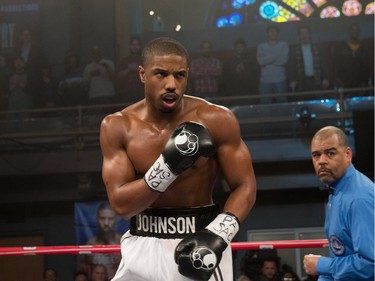Michael B. Jordan stars as Adonis Johnson in Metro-Goldwyn-Mayer Pictures', Warner Bros. Pictures' and New Line Cinema's drama "Creed," a Warner Bros. Pictures release.