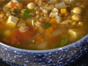 Soup is a delicious way to use up leftover turkey scraps and with squash and wild rice, it's even better writes StarPhoenix food columnist Renee Kolhman.