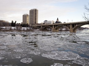 Ice is beginning to form on the South Saskatchewan River,  GREG PENDER/ SASKATOON STARPHOENIX