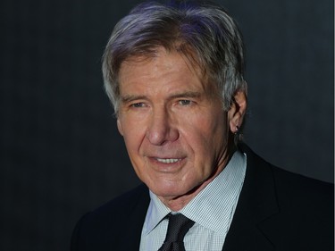 US actor Harrison Ford attends the opening of the European premiere of "Star Wars: The Force Awakens" in London, England, December 16, 2015.