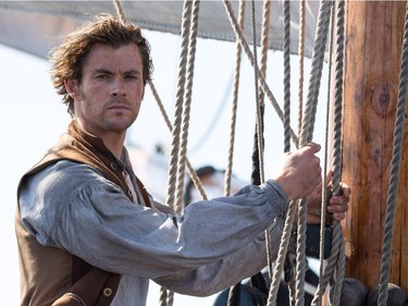 Chris Hemsworth stars as Owen Chase in "In the Heart of the Sea."