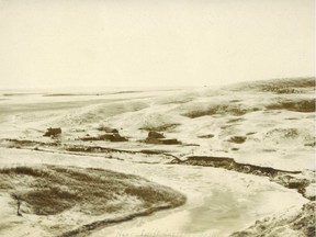 Early Swift Current in winter (University of Alberta Peel Library, postcard 13209)