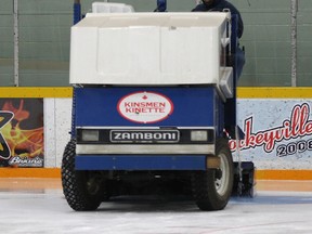ASHL Rec hockey take place in Saskatoon. File photo of zamboni