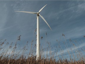 SaskPower's Cypress Wind Power Facility near Gull Lake.