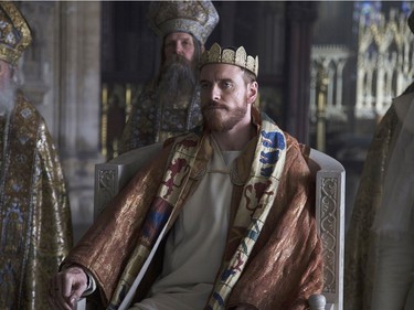 Michael Fassbender stars as Macbeth in "Macbeth."