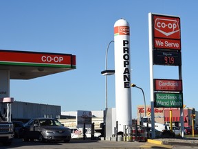 A Co-op gas station in Regina Saskatchewan. Federated Co-operatives Limited will return $375 million to its member-owners this year.