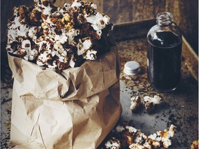 Balsamic Caramel Popcorn, from The Olive and Vinegar Lover's Cookbook.