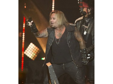 Vince Neil and Mötley Crüe's final tour concert at SaskTel Centre, December 10, 2015.